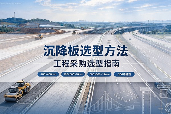 扶绥沉降板选择方法