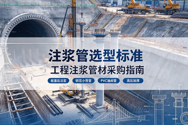 扶绥注浆管选型标准