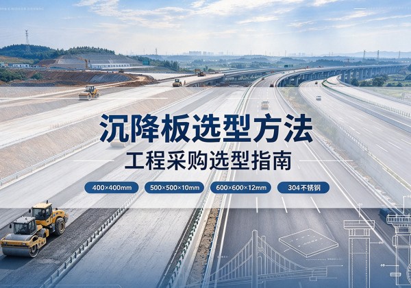 扶绥沉降板选择方法